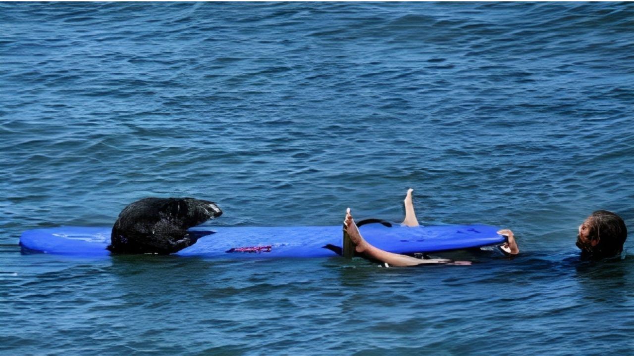 Sea otter steals and damages boards of California surfers