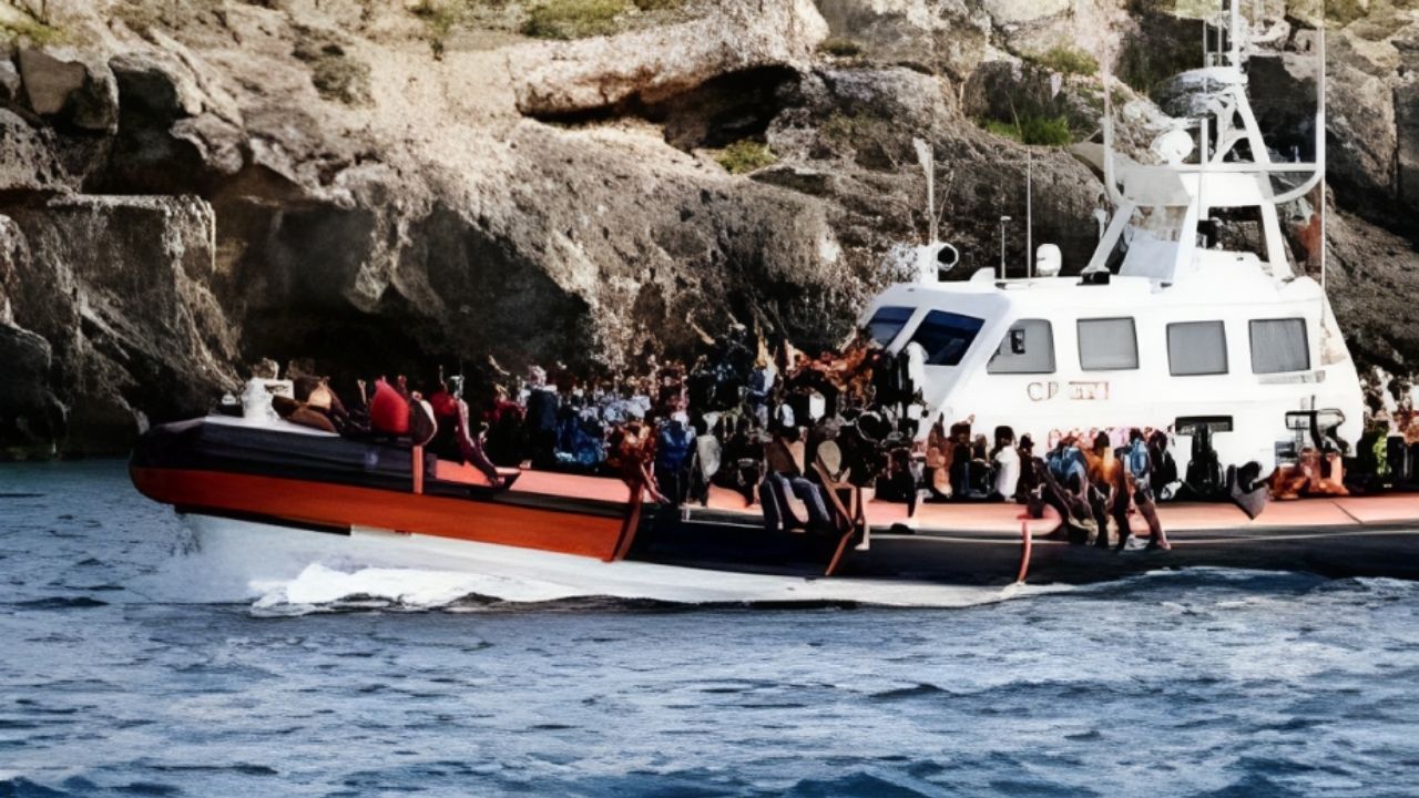 Italy’s coast guard rescues 177 people aboard burning ferry