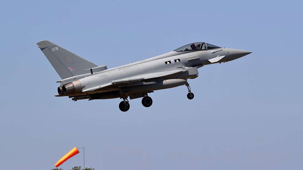 Black Sea Skirmish: Russian Jets Challenge UK’s Typhoon in Aerial Standoff