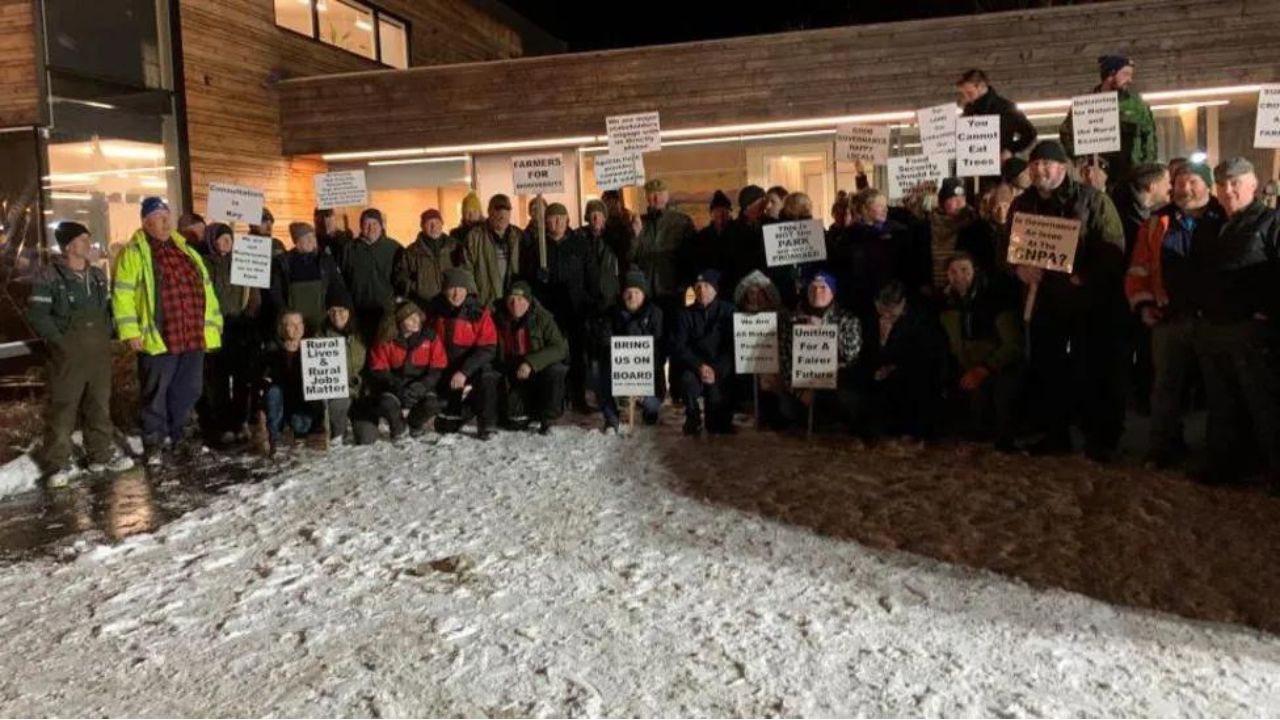 Crofters and Farmers Unite in Protest Against Cairngorms Park Policies